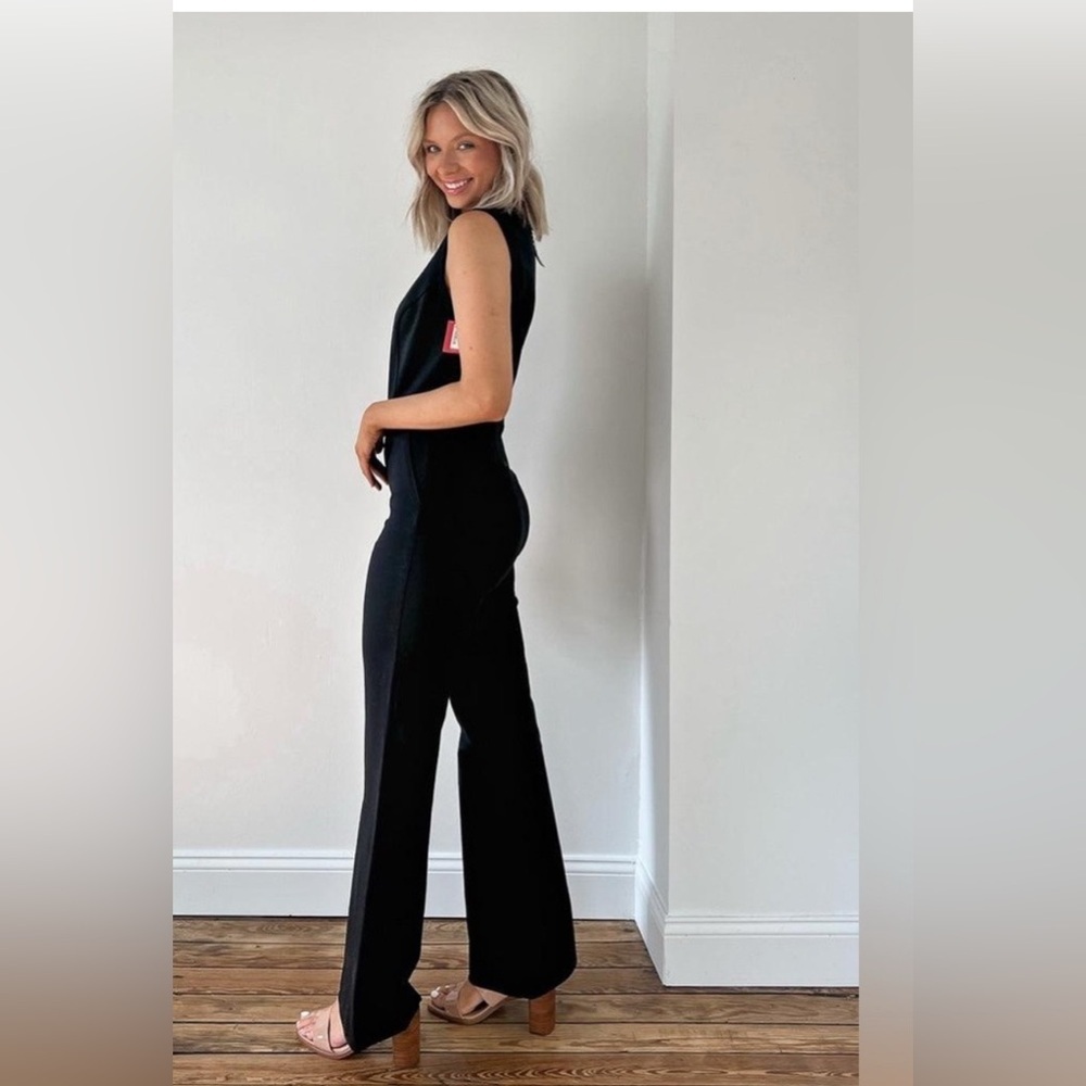 SPANX Perfect Sleeveless Black Jumpsuit Size XL NWT